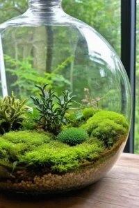 Gas Exchange in Enclosed Spaces like Terrarium: O2/CO2 Balance