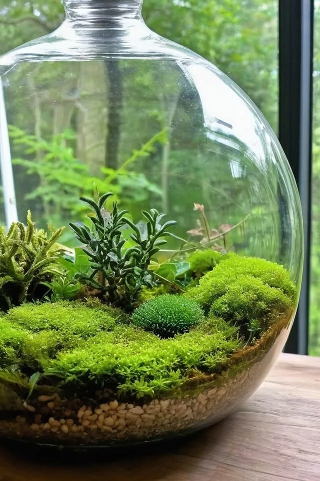 Gas Exchange in Enclosed Spaces like Terrarium: O2/CO2 Balance